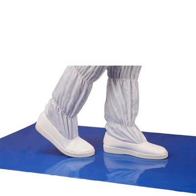 Utilisation collante de Mat Floor For Hospital Cleanroom de Cleanroom bleu jetable