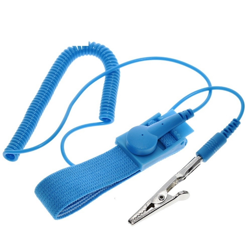 Bracelet statique sans fil de PVC de l'anti ESD dragonne statique élastique 2.2MM de Fairtech anti