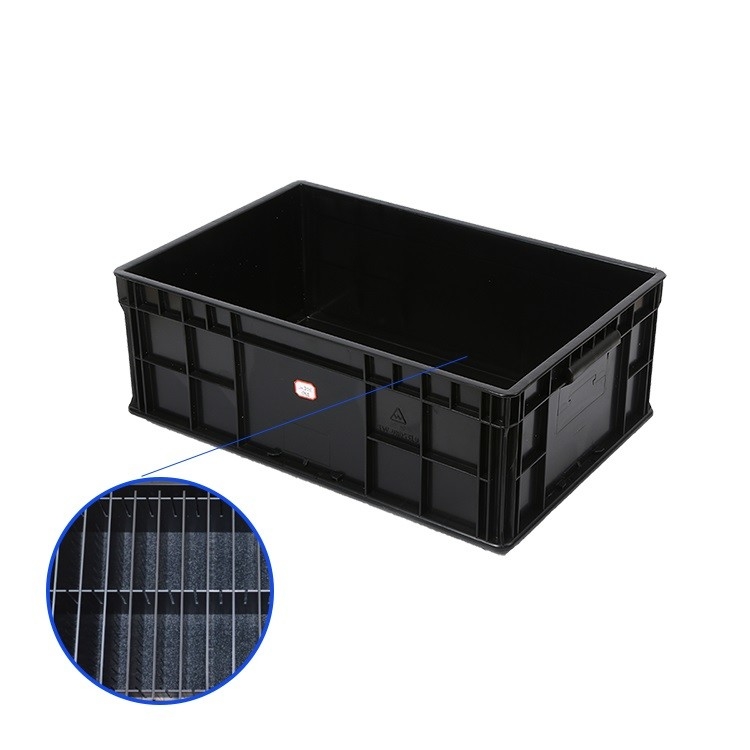 Taille empilable 200*130*90mm de boîtes de rangement antistatiques durables d'ESD de Cleanroom