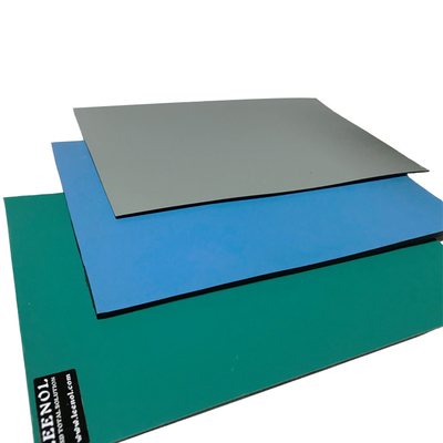 Grey Green noir bleu ESD Mat For Electronic Assembly en caoutchouc 120cm x 90cm