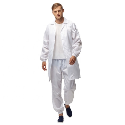 Tirettes imperméables de vêtement d'anti tissu statique d'ESD antipoussière pour le Cleanroom