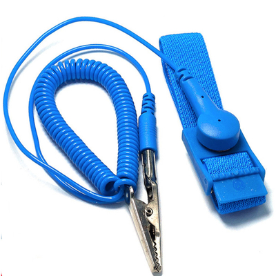 bande statique élastique instantanée de dragonne de 10mm Leko anti ESD avec la coutume sans fil
